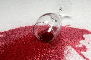 Wine spill